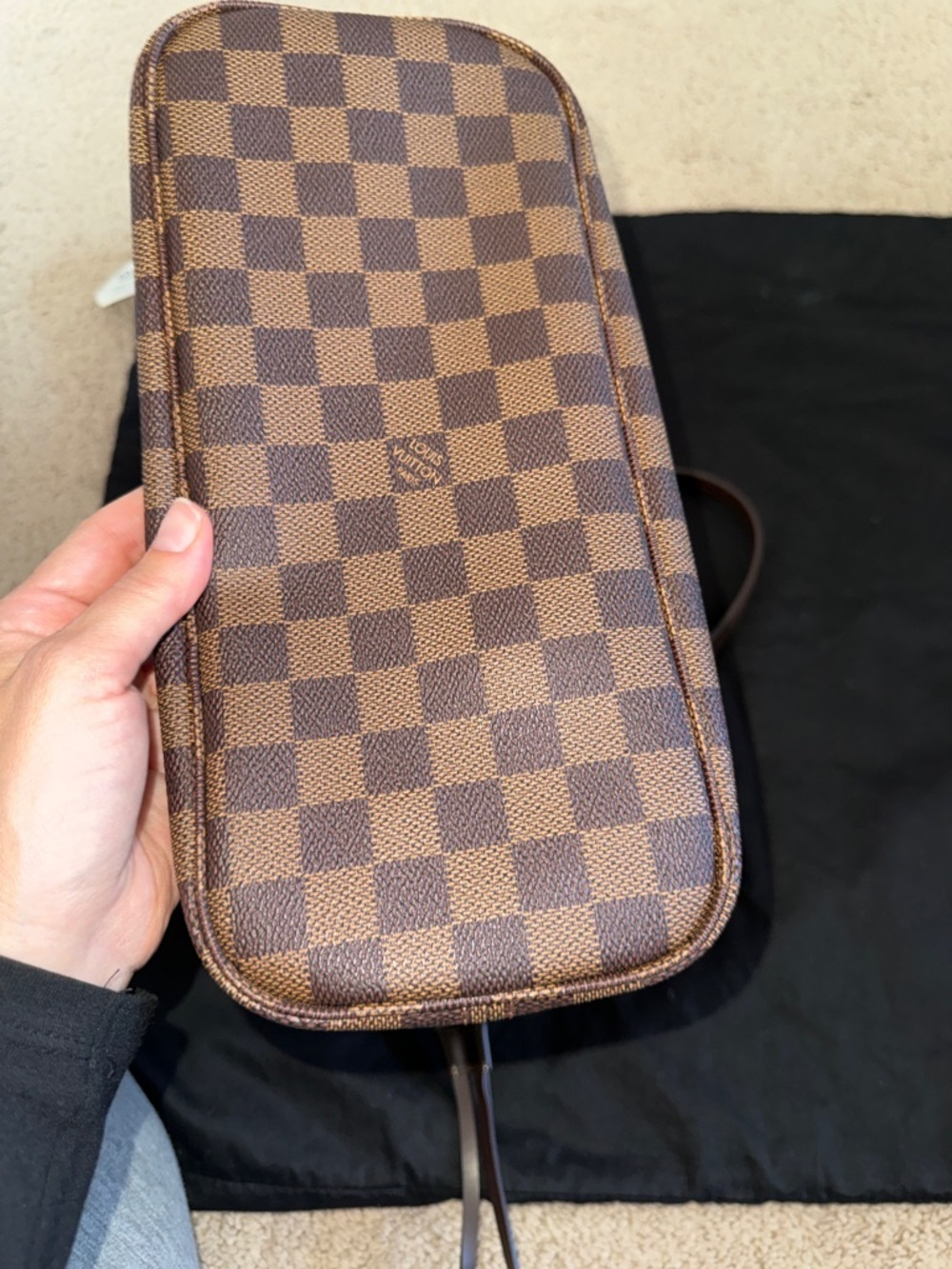 Authentic Louis Vuitton Neverfull PM in Damier Ebene canvas - Picture 16 of 16